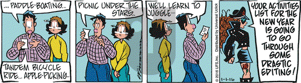 Rose is Rose on Friday January 1, 2016 Comic Strip