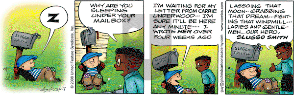 Nancy on Sunday June 22, 2008 Comic Strip