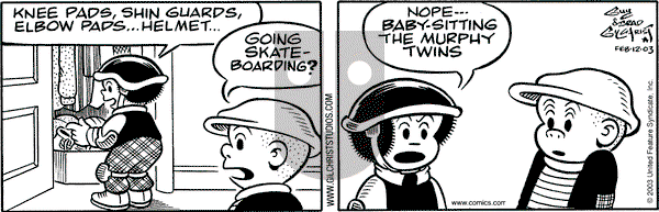Nancy on Wednesday February 12, 2003 Comic Strip