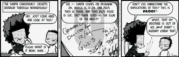 The Boondocks on Tuesday July 17, 2007 Comic Strip