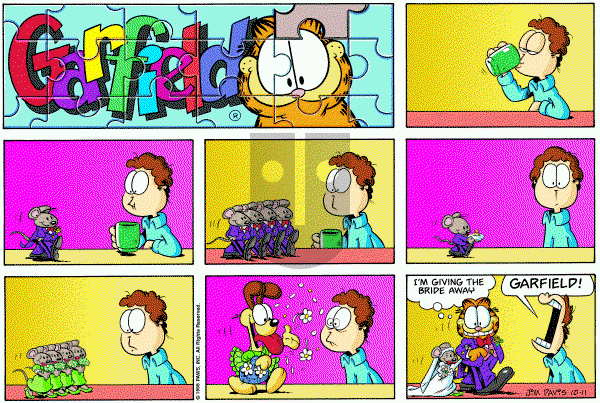 Garfield - Sunday October 11, 1998 Comic Strip