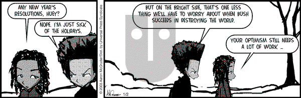 The Boondocks on Thursday August 5, 2010 Comic Strip