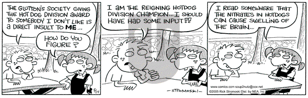 Soup to Nutz - Old on Tuesday May 24, 2005 Comic Strip