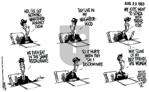 Pat Oliphant on Tuesday August 23, 1983 Comic Strip
