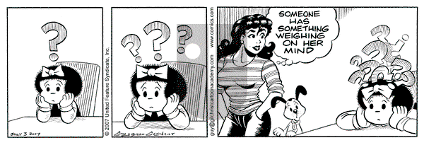 Nancy on Tuesday July 3, 2007 Comic Strip