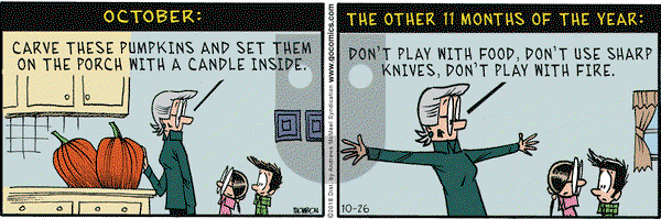 Grand Avenue on Friday October 26, 2018 Comic Strip