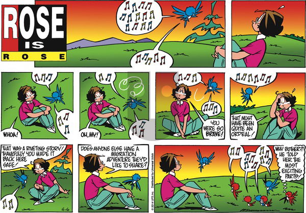 Rose is Rose on Sunday April 6, 2014 Comic Strip
