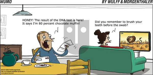 WuMo on Sunday August 23, 2020 Comic Strip