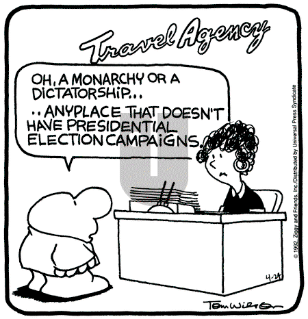 Ziggy - Friday April 24, 1992 Comic Strip