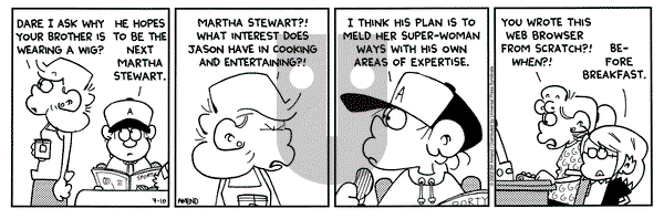 FoxTrot - Wednesday July 10, 2002 Comic Strip