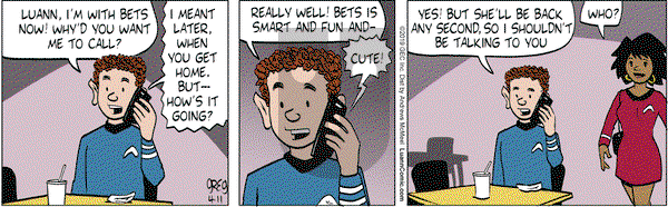 Luann on Thursday April 11, 2019 Comic Strip