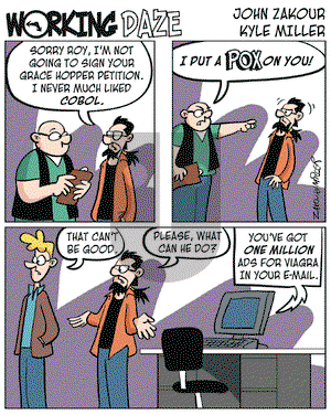 Working Daze on Wednesday June 21, 2006 Comic Strip
