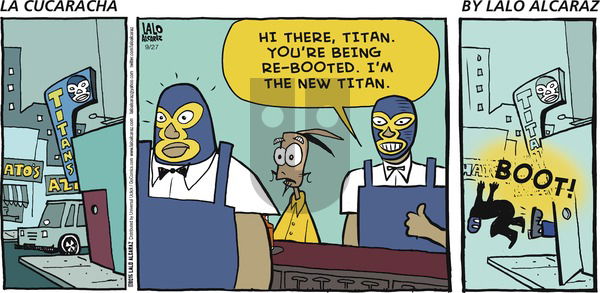 La Cucaracha on Sunday September 27, 2015 Comic Strip