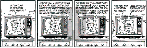 Doonesbury on Saturday January 7, 1978 Comic Strip