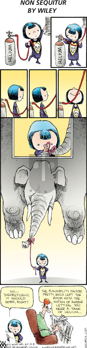 Non Sequitur on Sunday April 3, 2011 Comic Strip