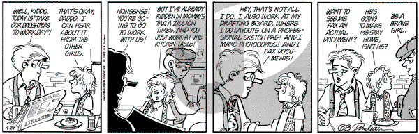 Doonesbury on Tuesday April 27, 1993 Comic Strip