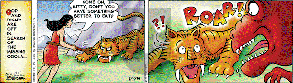 Alley Oop on Saturday December 28, 2013 Comic Strip