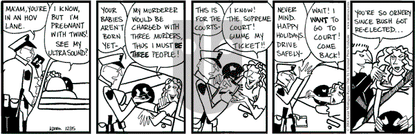 Clear Blue Water on Wednesday December 15, 2004 Comic Strip