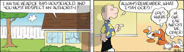 Drabble on Tuesday April 25, 2017 Comic Strip