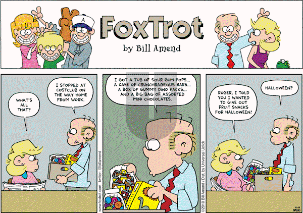 FoxTrot on Sunday October 24, 2010 Comic Strip