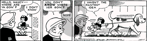 Nancy Classics on Thursday December 15, 2016 Comic Strip