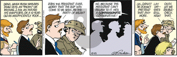 Doonesbury on Tuesday October 23, 2007 Comic Strip