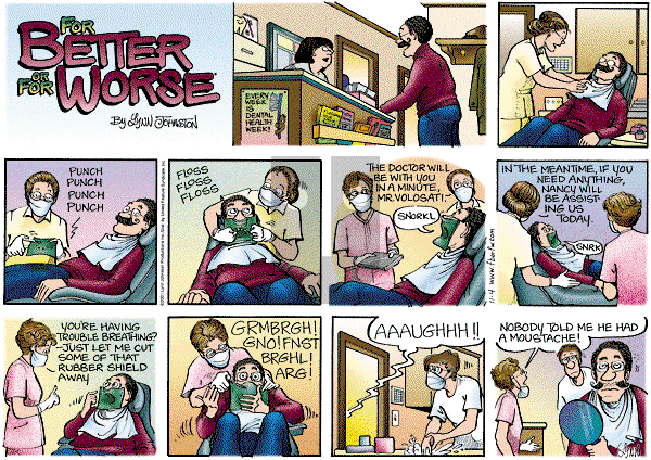 For Better or For Worse - Sunday November 4, 2001 Comic Strip