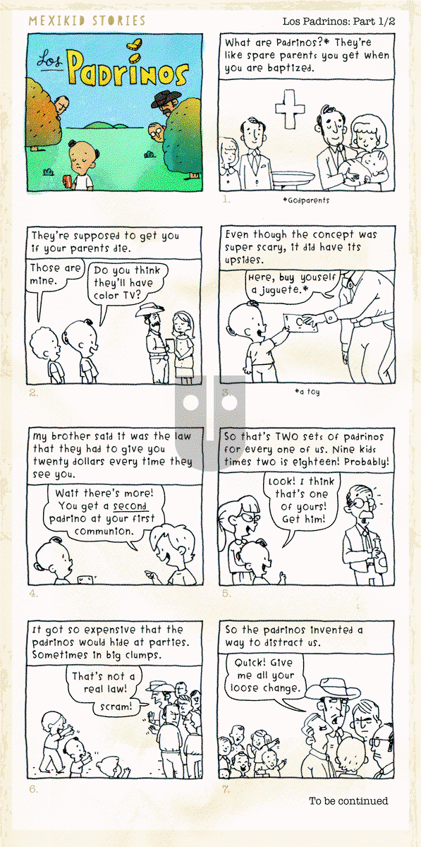 Mexikid Stories - Monday November 11, 2019 Comic Strip
