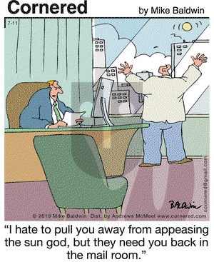 Cornered on Thursday July 11, 2019 Comic Strip