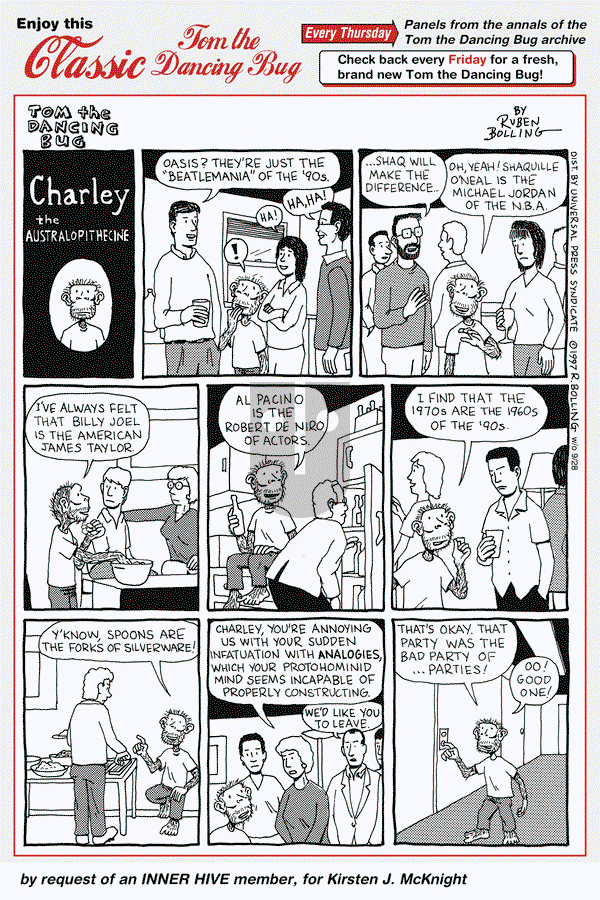 Tom the Dancing Bug on Thursday September 8, 2016 Comic Strip