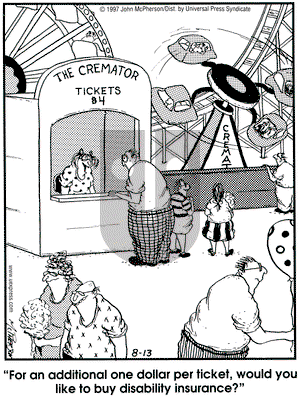 Close to Home on Wednesday August 13, 1997 Comic Strip