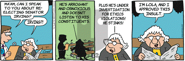 Lola on Friday October 15, 2010 Comic Strip