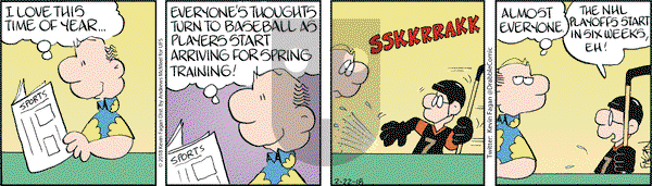Drabble on Thursday February 22, 2018 Comic Strip