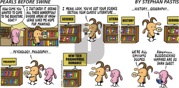 Pearls Before Swine on Sunday November 18, 2012 Comic Strip