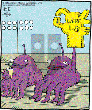 In the Bleachers on Wednesday September 19, 2018 Comic Strip