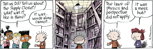 Cul de Sac on Friday January 16, 2015 Comic Strip