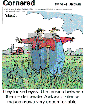 Cornered on Tuesday October 7, 2014 Comic Strip