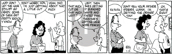 Luann on Tuesday July 19, 1994 Comic Strip