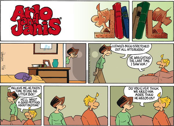 Arlo and Janis on Sunday November 18, 2012 Comic Strip
