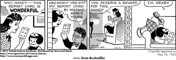 Nancy Classics on Thursday May 18, 2017 Comic Strip