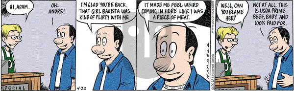 Adam@Home on Saturday April 20, 2013 Comic Strip