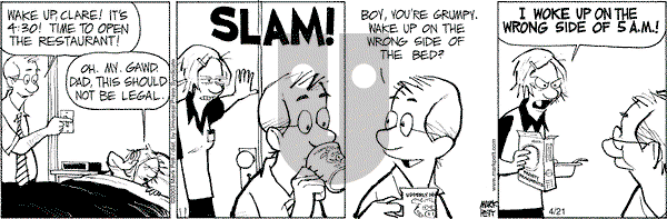 Lucky Cow on Monday April 21, 2003 Comic Strip