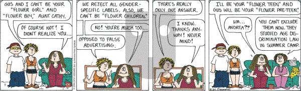 Cathy Classics - Friday August 20, 2004 Comic Strip