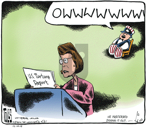 Tom Toles on Wednesday December 10, 2014 Comic Strip