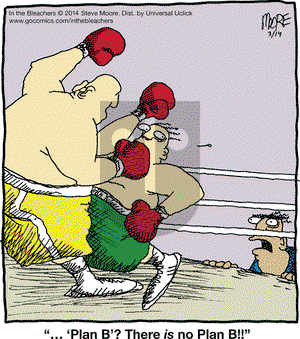 In the Bleachers on Friday March 14, 2014 Comic Strip