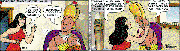 Alley Oop on Thursday October 11, 2012 Comic Strip