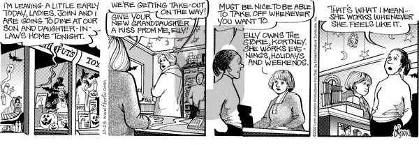 For Better or For Worse on Wednesday October 23, 2002 Comic Strip