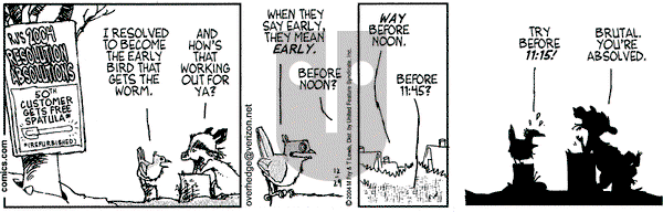 Over the Hedge on Wednesday December 29, 2004 Comic Strip