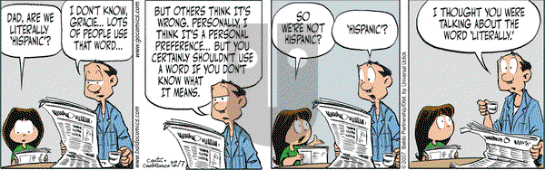 Baldo on Wednesday December 7, 2011 Comic Strip