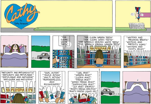 Cathy Classics on Sunday March 16, 2025 Comic Strip